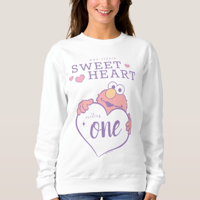 Sudadera Cumpleaños de Elmo Sweetheart (Anverso)