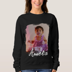 Sudadera Cumpleaños de foto genial personalizada y moderna