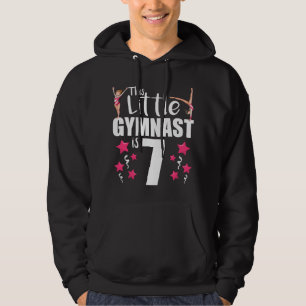 Sudadera Cumpleaños de Gimnasta de 7 Años Tumbling Gimnasia