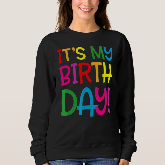 Sudadera Cumpleaños de las Chicas adolescentes (Anverso)