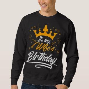 Sudadera Cumpleaños de mi esposa