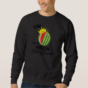 Sudadera Cumpleaños de mujer Sandía Uno en un cumpleaños d