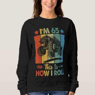 Sudadera Cumpleaños del camionero retro así es como hago 65