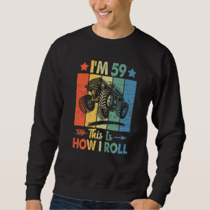 Sudadera Cumpleaños del camionero retro así es como hago el