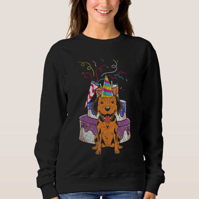 Sudadera Cumpleaños del dueño del perro fiesta mascota anim (Anverso)