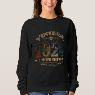 Sudadera Cumpleaños Nacido En 1924 Vintage 1