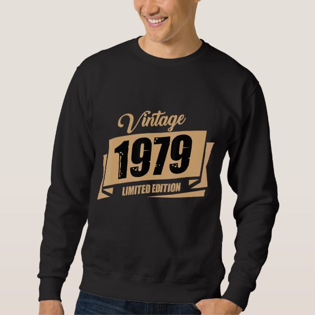 Sudadera Cumpleaños Nacido En 1979 Vintage 1 (Anverso)