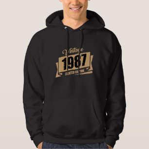 Sudadera Cumpleaños Nacido En 1987 Vintage 1