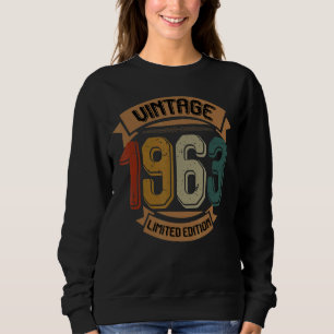 Sudadera Cumpleaños Nacido En La Vintage De 1963