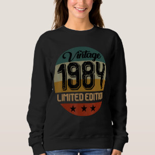 Sudadera Cumpleaños Nacido En La Vintage De 1984