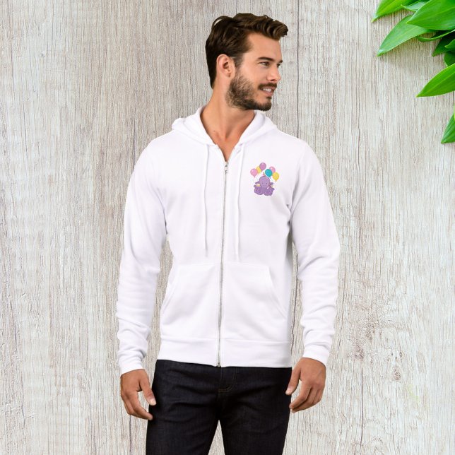 Sudadera Cumpleaños Octopus Mens Full Zip (Subido por el creador)