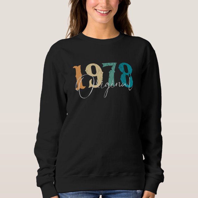 Sudadera Cumpleaños Original 1978 (Anverso)