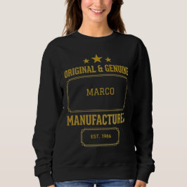 Sudadera Cumpleaños Original & Auténtico Personalizado