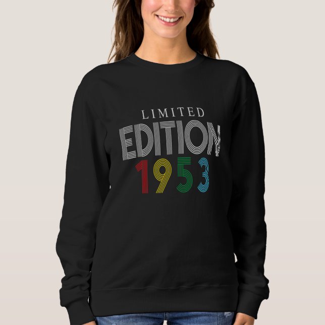 Sudadera Cumpleaños Retro 1953 Vintage 1953 (Anverso)