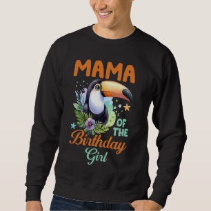 Sudadera Cumpleaños Turca Mama Tropical Birds Familia Enamo
