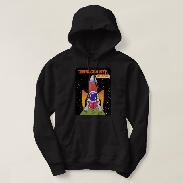 SUDADERA CUOTA FUERA DEL ESPACIO (Diseño del anverso)