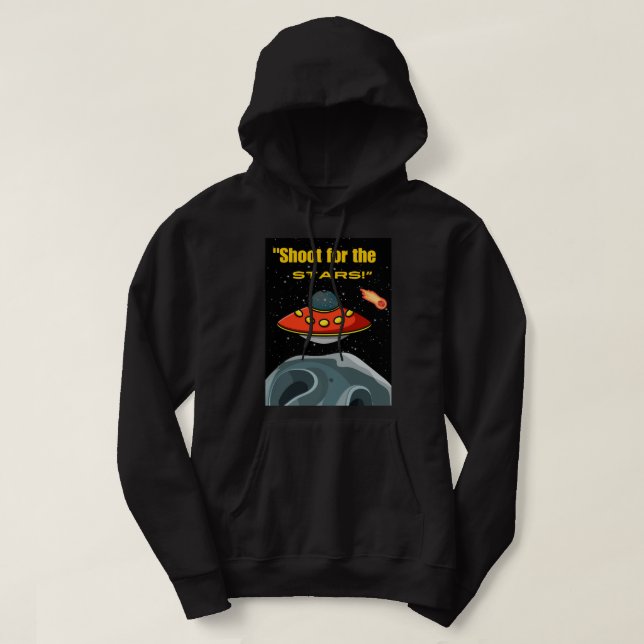 SUDADERA CUOTA FUERA DEL ESPACIO (Diseño del anverso)