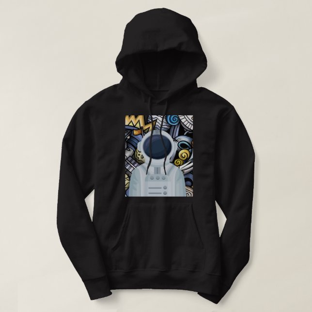 SUDADERA CUOTA FUERA DEL ESPACIO (Diseño del anverso)