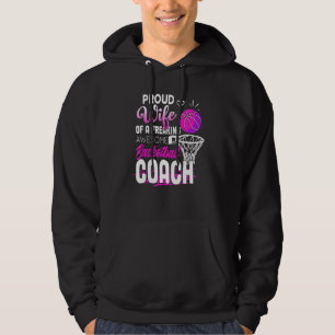 Sudadera Cuota temática del entrenador de baloncesto Wife B