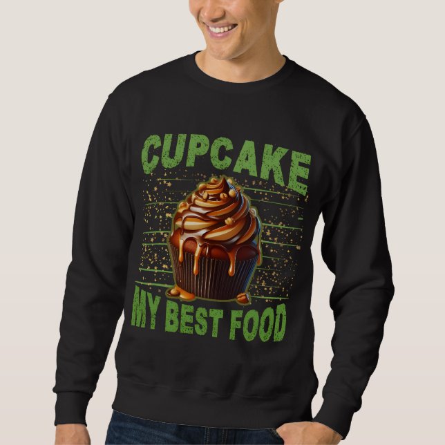 Sudadera cupcake mi mejor comida (Anverso)