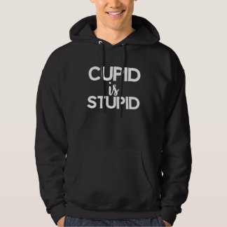 Sudadera Cupid Is Stupid Funny Anti Valentine's Day