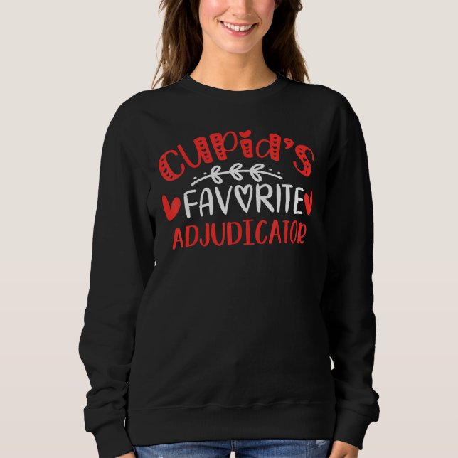 Sudadera Cupid S Adjudicador Favorito Romance Parejas Hombr (Anverso)