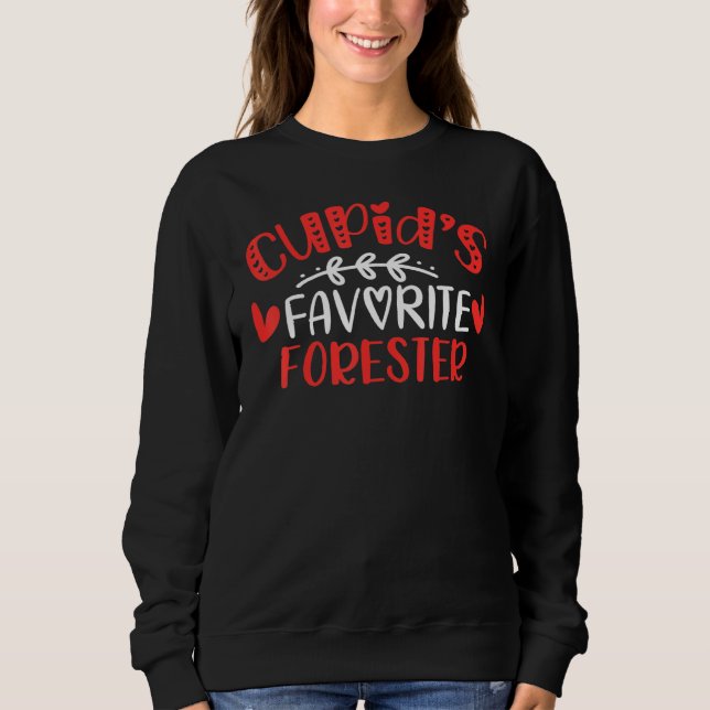 Sudadera Cupido S Forestal Favorito Romance Parejas Hombres (Anverso)