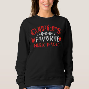 Sudadera Cupido S Profesor De Música Favorito Romance Parej