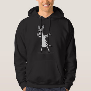 Sudadera Cúpula Cebra Dabbing Graciosa Para Los Amantes De