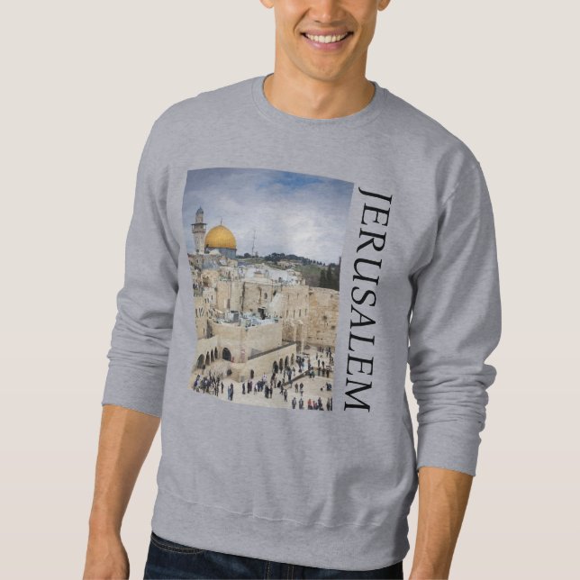 Sudadera Cúpula de la Roca | Plaza del Muro Occidental, Jer (Anverso)