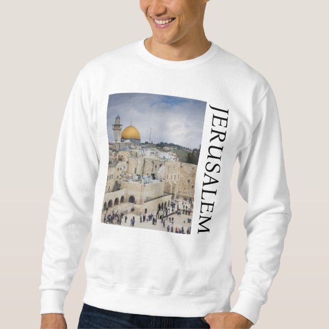 Sudadera Cúpula de la roca | Western Wall Plaza, Jerusalén (Anverso)