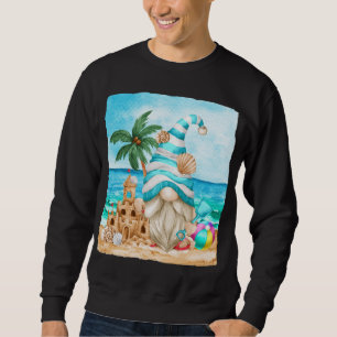 Sudadera Cúpula De Verano En El Mar Con Castillo De Arena P