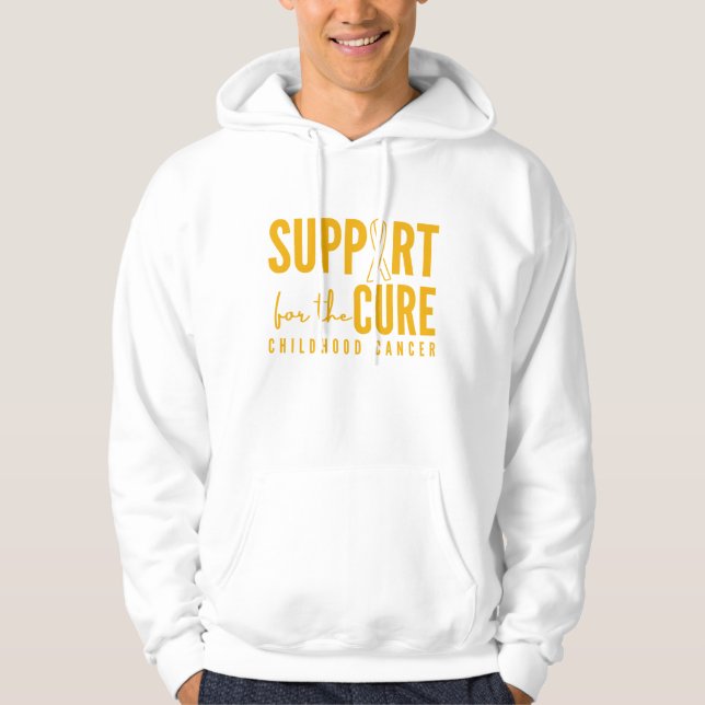 Sudadera cura para el cáncer infantil Pullover Hoodie (Anverso)