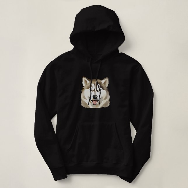 Sudadera Cura Siberian Husky Dog Wolf Funny huskies Perro M (Diseño del anverso)