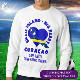 Sudadera CURAÇAO Big Heart Fun Custom 2026 Soccer