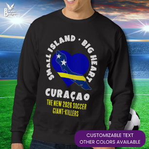 Sudadera CURAÇAO Gran Corazón Diversión Personalizado 2026