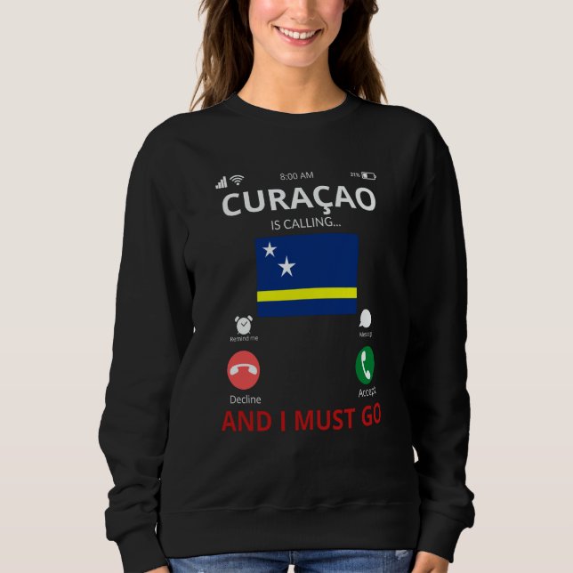 Sudadera Curacao Is Calling (Anverso)
