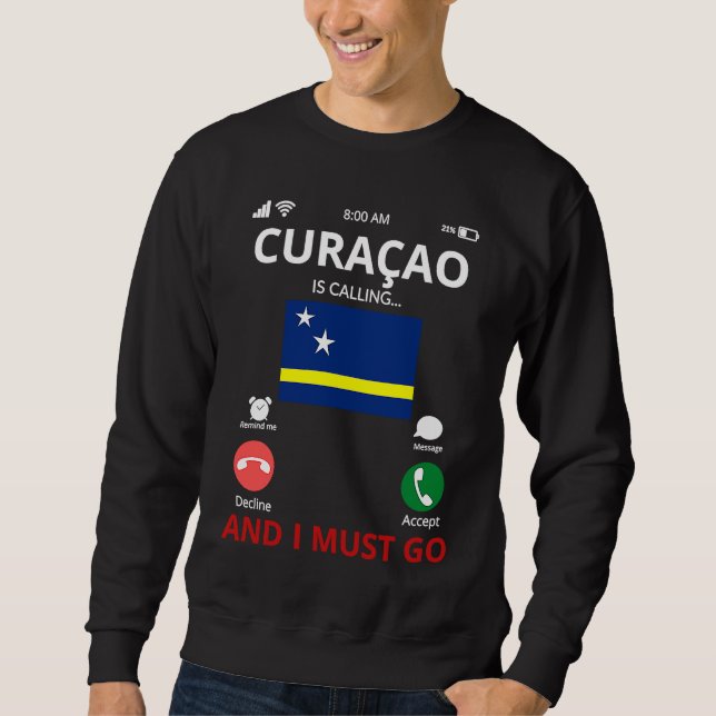 Sudadera Curacao Is Calling (Anverso)