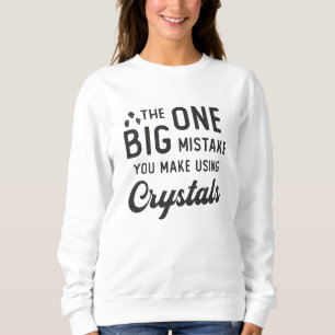 Sudadera Curación de cristal que haces usando regalo de cur