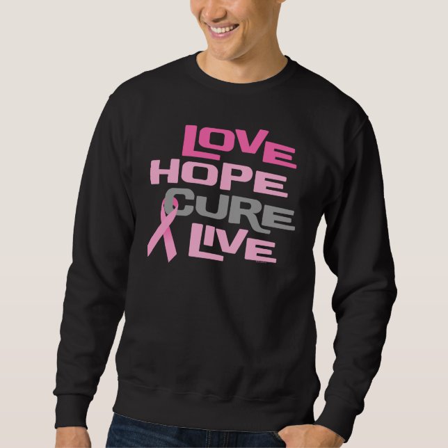 Sudadera Curación de la esperanza del amor viva (Anverso)