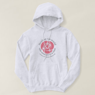 Sudadera Curar el mundo de una mujer a la vez + diversidad
