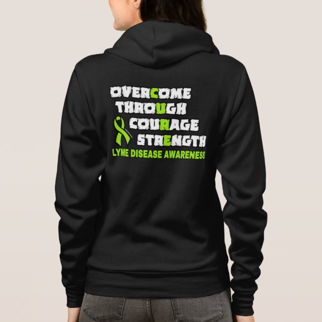 Sudadera CURE... Lyme (Reverso)