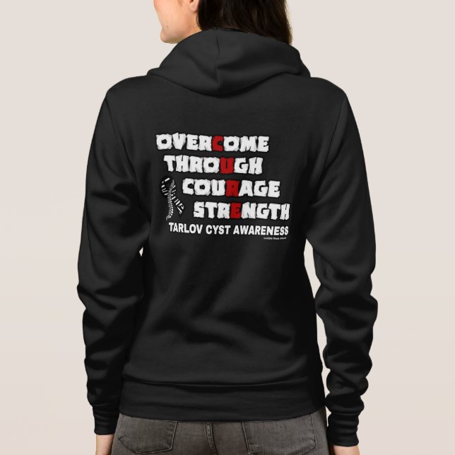 Sudadera CURE...Tarlov Cyst (Reverso)