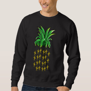 Sudadera Curiosa bailarina de ballet Pineapple Fruit Lover