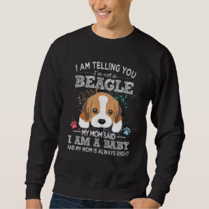 Sudadera Curiosa Beagle Mom Puppy Baby Dog
