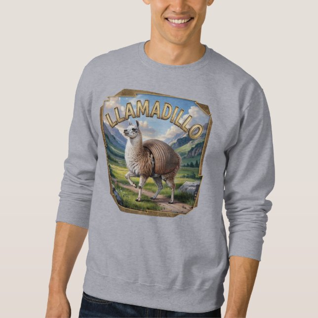 Sudadera Curiosa fotográfica de la creatura del pepino de L (Anverso)