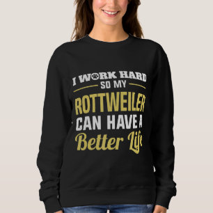 Sudadera Curiosa Rottie Rottweiler Dog Shirt