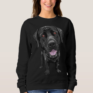Sudadera Curioso Black Lab Puppy