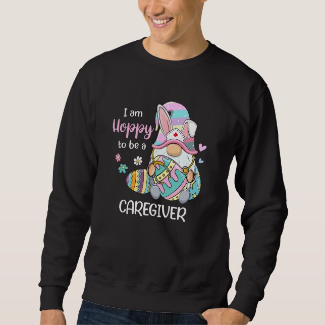 Sudadera Curioso Gnome Me Es Difícil Ser Un Conejito Cuidad (Anverso)