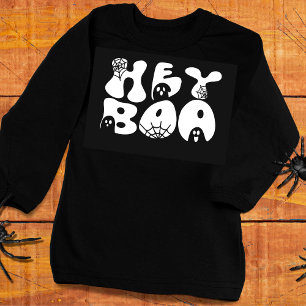 Sudadera Curioso Hey Boo Gracioso Halloween Groovy Retro Gh